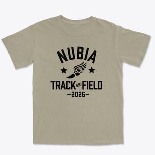Nubia Leadership Academy Track and Field Premium Heavyweight T-shirt