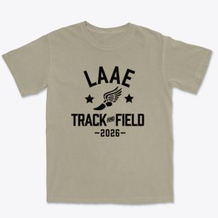 Los Angeles Academy Of Arts & Enterprise Track and Field Premium Heavyweight T-shirt