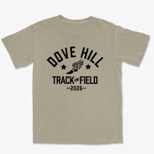 Dove Hill Elementary School Track and Field Premium Heavyweight T-shirt