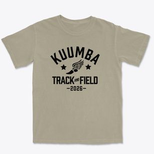 Kuumba Academy Charter School Track and Field Premium Heavyweight T-shirt