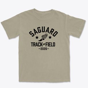 Saguaro Elementary School Track and Field Premium Heavyweight T-shirt