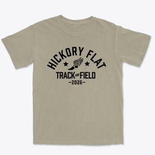 Hickory Flat Elementary School Track and Field Premium Heavyweight T-shirt