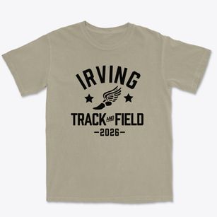 Irving Elementary School Track and Field Premium Heavyweight T-shirt
