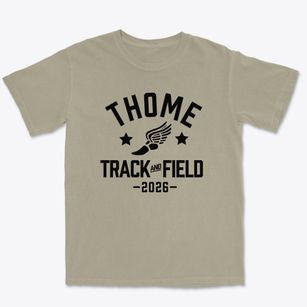 Thome Elementary School Track and Field Premium Heavyweight T-shirt