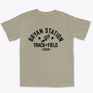 Bryan Station Traditional Middle School Track and Field Premium Heavyweight T-shirt