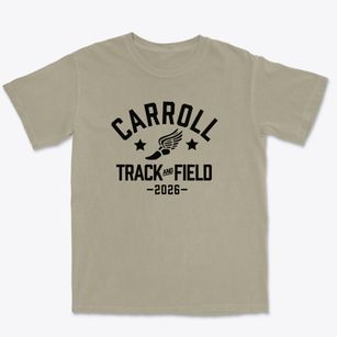 Carroll High School Student Council Track and Field Premium Heavyweight T-shirt