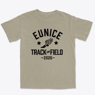 Eunice Senior High School Track and Field Premium Heavyweight T-shirt