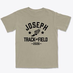 Joseph P Manning Elementary School Track and Field Premium Heavyweight T-shirt