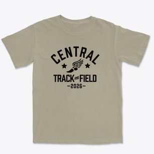 Central Middle School Track and Field Premium Heavyweight T-shirt