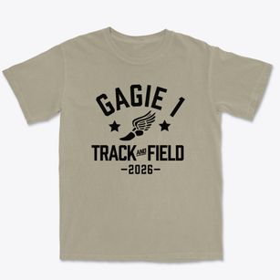 Gagie School 1 Track and Field Premium Heavyweight T-shirt