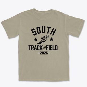 South Elementary School Track and Field Premium Heavyweight T-shirt