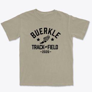 Buerkle Junior High School Track and Field Premium Heavyweight T-shirt