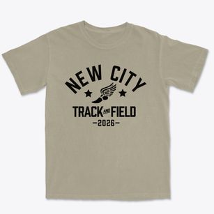 New City School Track and Field Premium Heavyweight T-shirt