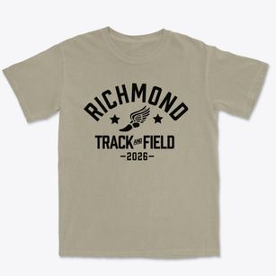 Richmond High School Track and Field Premium Heavyweight T-shirt
