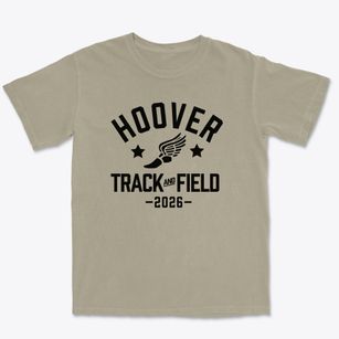 Hoover Elementary School Track and Field Premium Heavyweight T-shirt