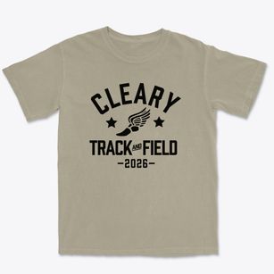 Cleary School For The Deaf Track and Field Premium Heavyweight T-shirt