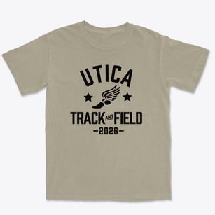 Utica Seventh Day Adventist School Track and Field Premium Heavyweight T-shirt