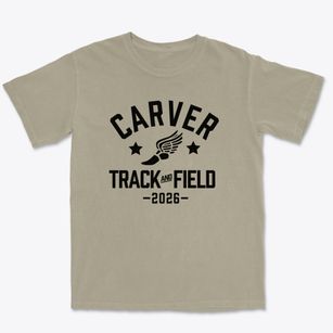 Carver Elementary School Track and Field Premium Heavyweight T-shirt