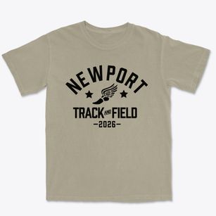 Newport Elementary School Track and Field Premium Heavyweight T-shirt