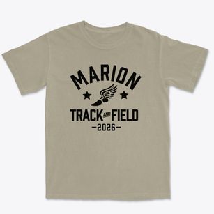 Marion Intermediate School Track and Field Premium Heavyweight T-shirt