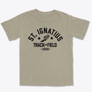 Saint Ignatius School Track and Field Premium Heavyweight T-shirt