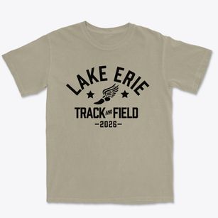 Lake Erie Elementary School Track and Field Premium Heavyweight T-shirt