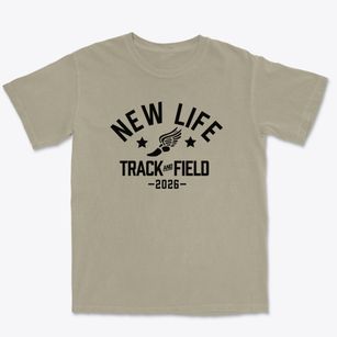 New Life Christian Academy Track and Field Premium Heavyweight T-shirt