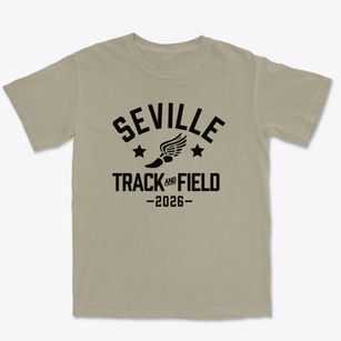 Seville Elementary School Track and Field Premium Heavyweight T-shirt