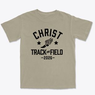Christ Lutheran School Track and Field Premium Heavyweight T-shirt