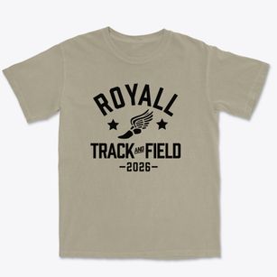 Royall Elementary School Track and Field Premium Heavyweight T-shirt