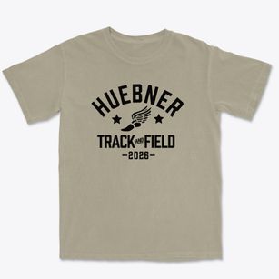 Huebner Elementary School Track and Field Premium Heavyweight T-shirt