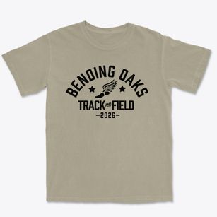 Bending Oaks High School Track and Field Premium Heavyweight T-shirt