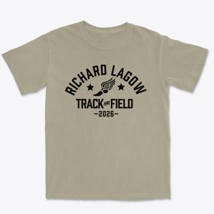 Richard Lagow Elementary School Track and Field Premium Heavyweight T-shirt