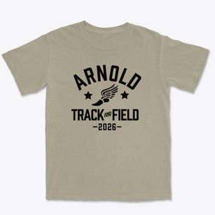Arnold Middle School Track and Field Premium Heavyweight T-shirt