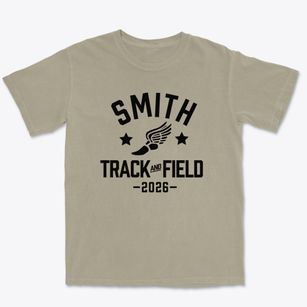 Smith Middle School Track and Field Premium Heavyweight T-shirt