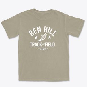Ben Hill Junior High School Track and Field Premium Heavyweight T-shirt
