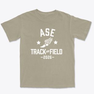 Albuquerque School Of Excellence Track and Field Premium Heavyweight T-shirt