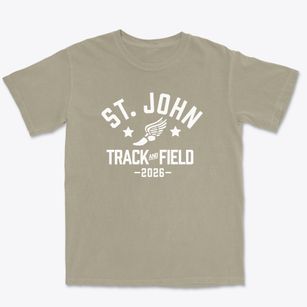 Saint John The Baptist School Track and Field Premium Heavyweight T-shirt
