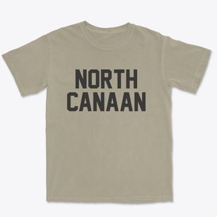 North Canaan Connecticut Classic Block Premium Heavyweight T-shirt