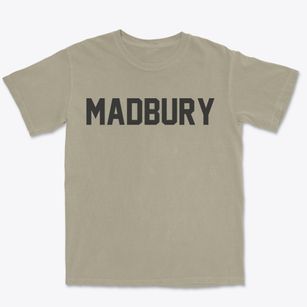 Madbury New Hampshire Classic Block Premium Heavyweight T-shirt