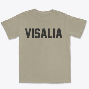Visalia California Classic Block Premium Heavyweight T-shirt