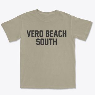 Vero Beach South Florida Classic Block Premium Heavyweight T-shirt