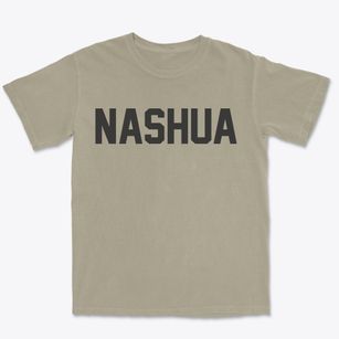 Nashua New Hampshire Classic Block Premium Heavyweight T-shirt