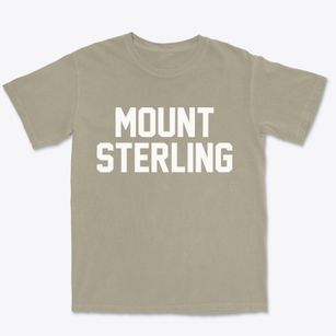 Mount Sterling Ohio Classic Block Premium Heavyweight T-shirt