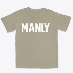 Manly Iowa Classic Block Premium Heavyweight T-shirt