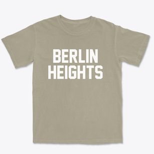 Berlin Heights Ohio Classic Block Premium Heavyweight T-shirt