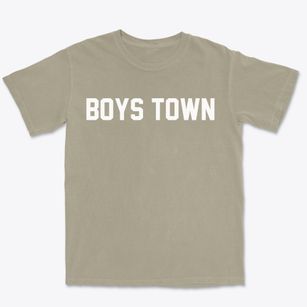 Boys Town Nebraska Classic Block Premium Heavyweight T-shirt