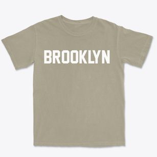 Brooklyn New York Classic Block Premium Heavyweight T-shirt