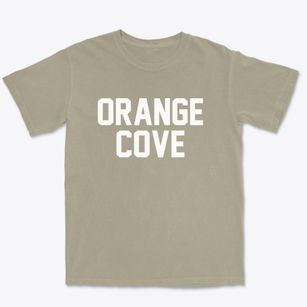 Orange Cove California Classic Block Premium Heavyweight T-shirt