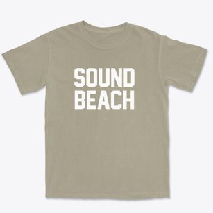 Sound Beach New York Classic Block Premium Heavyweight T-shirt